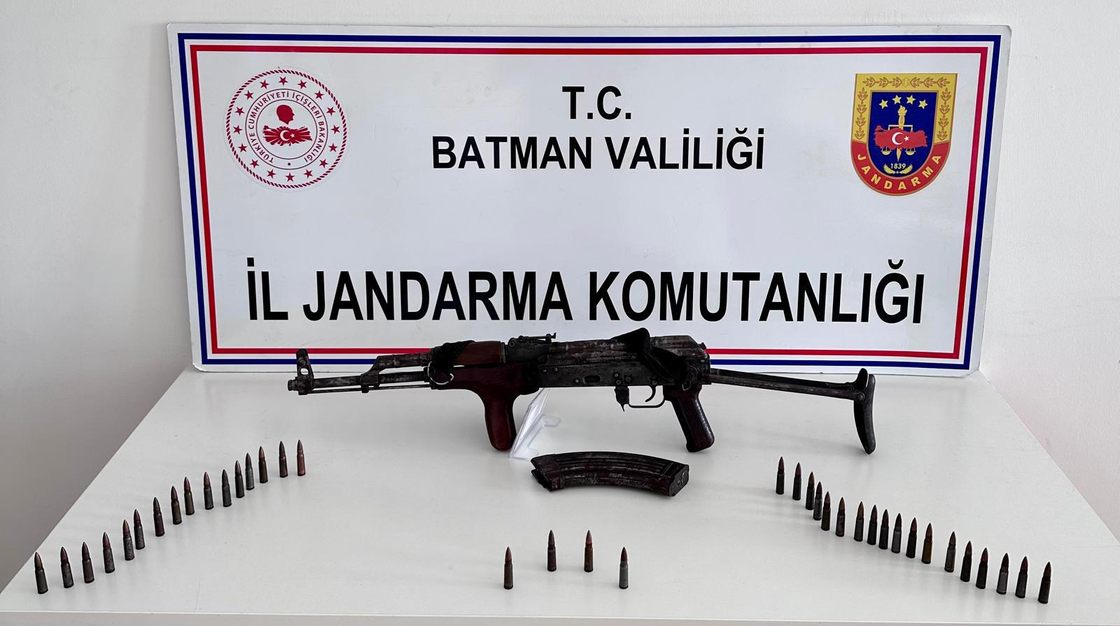Batman’da silah ve mühimmat ele geçirildi