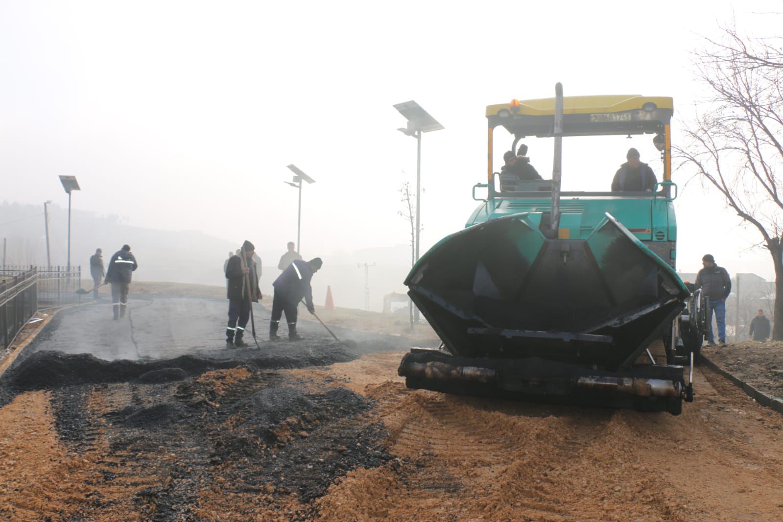 DSİ Yürüyüş Yolu’nda İkinci Etap Asfaltlama Başladı