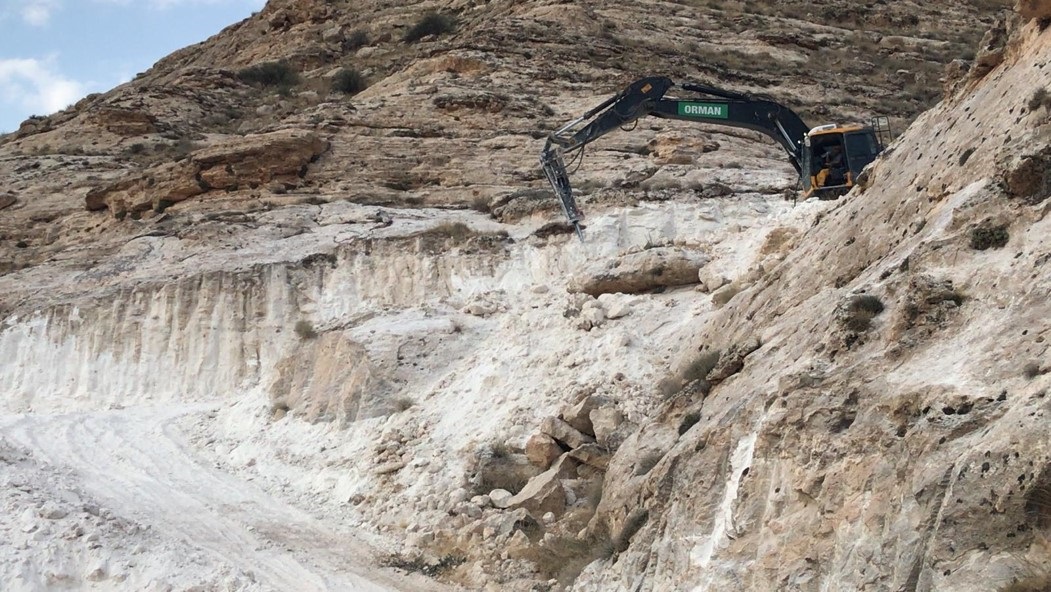 Hasankeyf’te Erozyon Kontrolü İçin Yol Bakımı Yapıldı