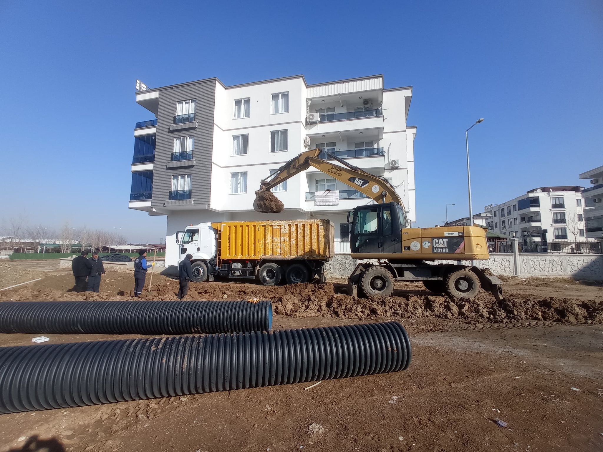 Yeni Kanalizasyon Hattı Çalışmaları Başladı