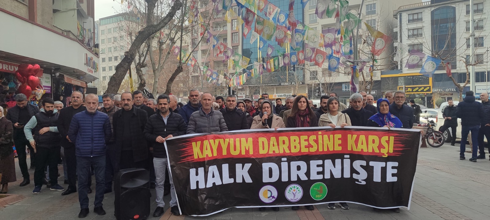 Akdeniz Belediyesi Kayyumuna Karşı Batman’da Protesto