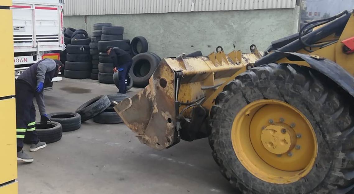 Kasım ayında 130 Bin KG Lastik Geri Dönüşüme Kazandırıldı