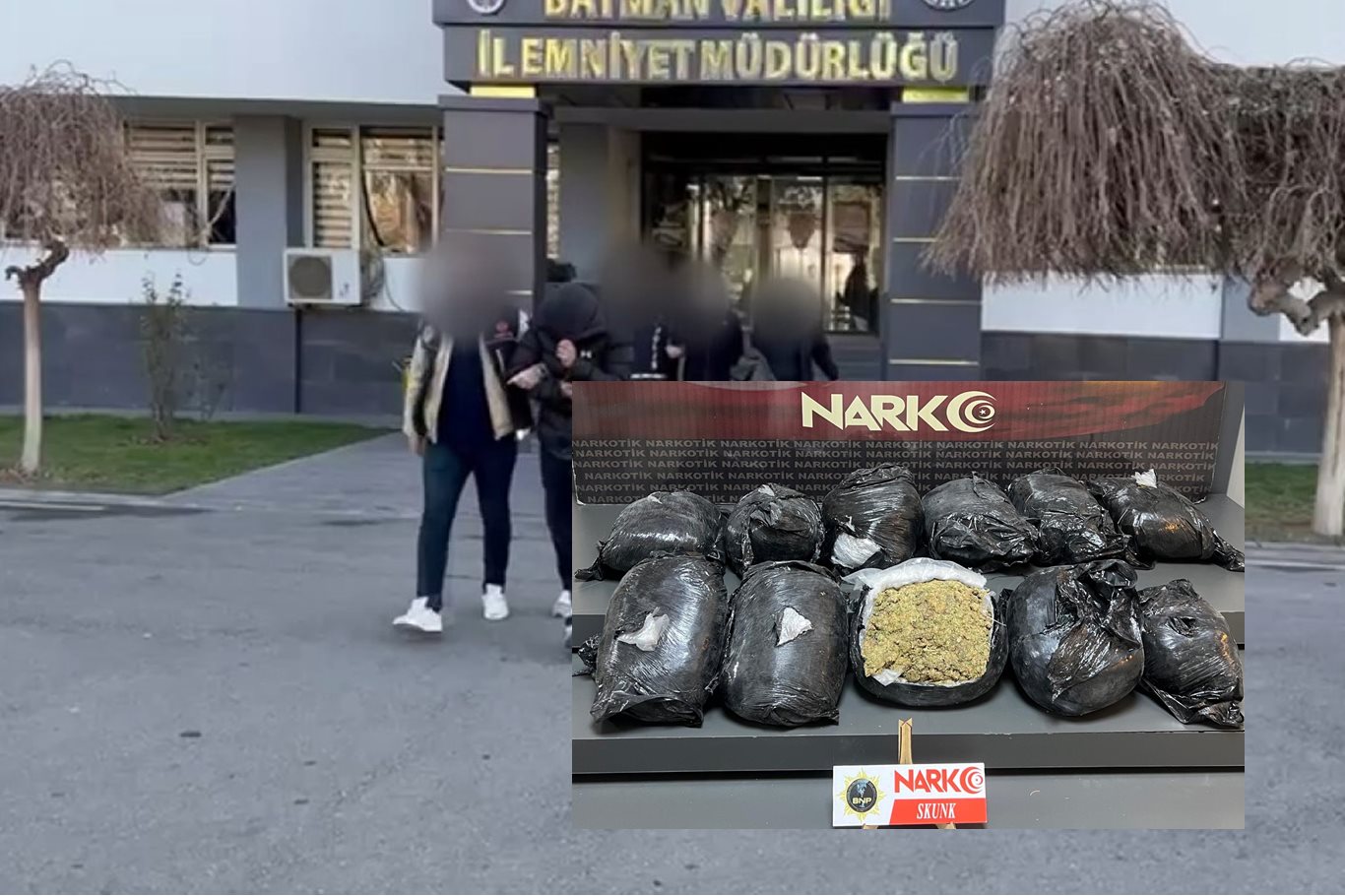 11 kilo skunk ele geçirildi: 4 tutuklama