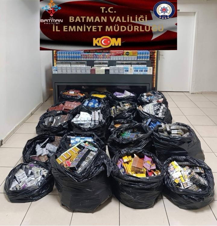 Batman’da Kaçakçılık Operasyonu: 3 Gözaltı