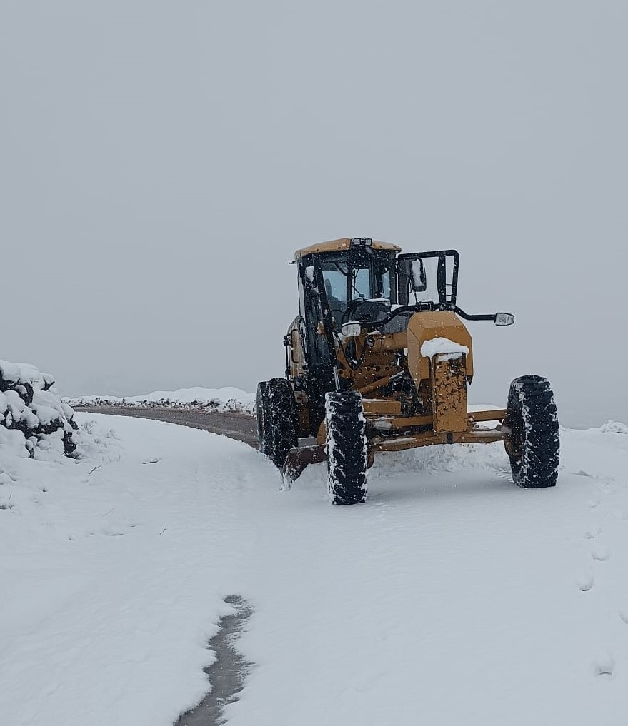 Batman’da 129 yerleşim yerinin yolu kardan kapandı