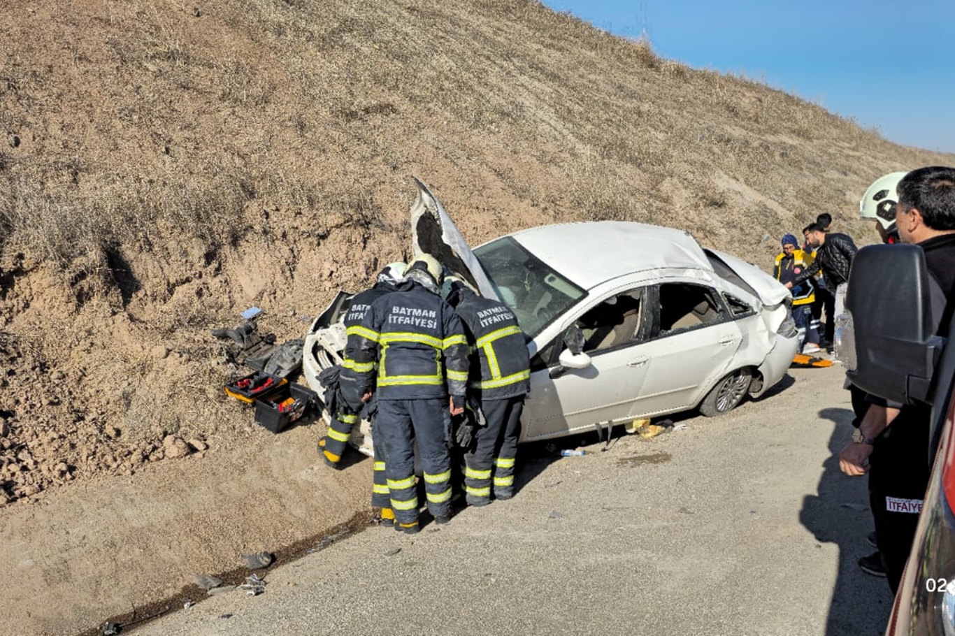 Batman-Diyarbakır Karayolu’nda Kaza: 1’i Ağır 7 Yaralı