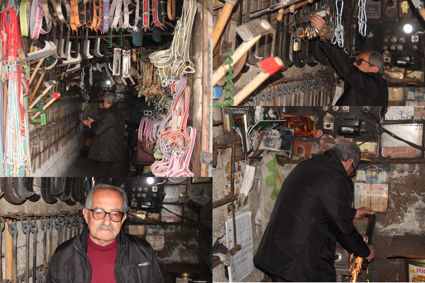 59 Yıldır Demir Dövme Yapan Çelikal, Mesleğini Sürdürüyor