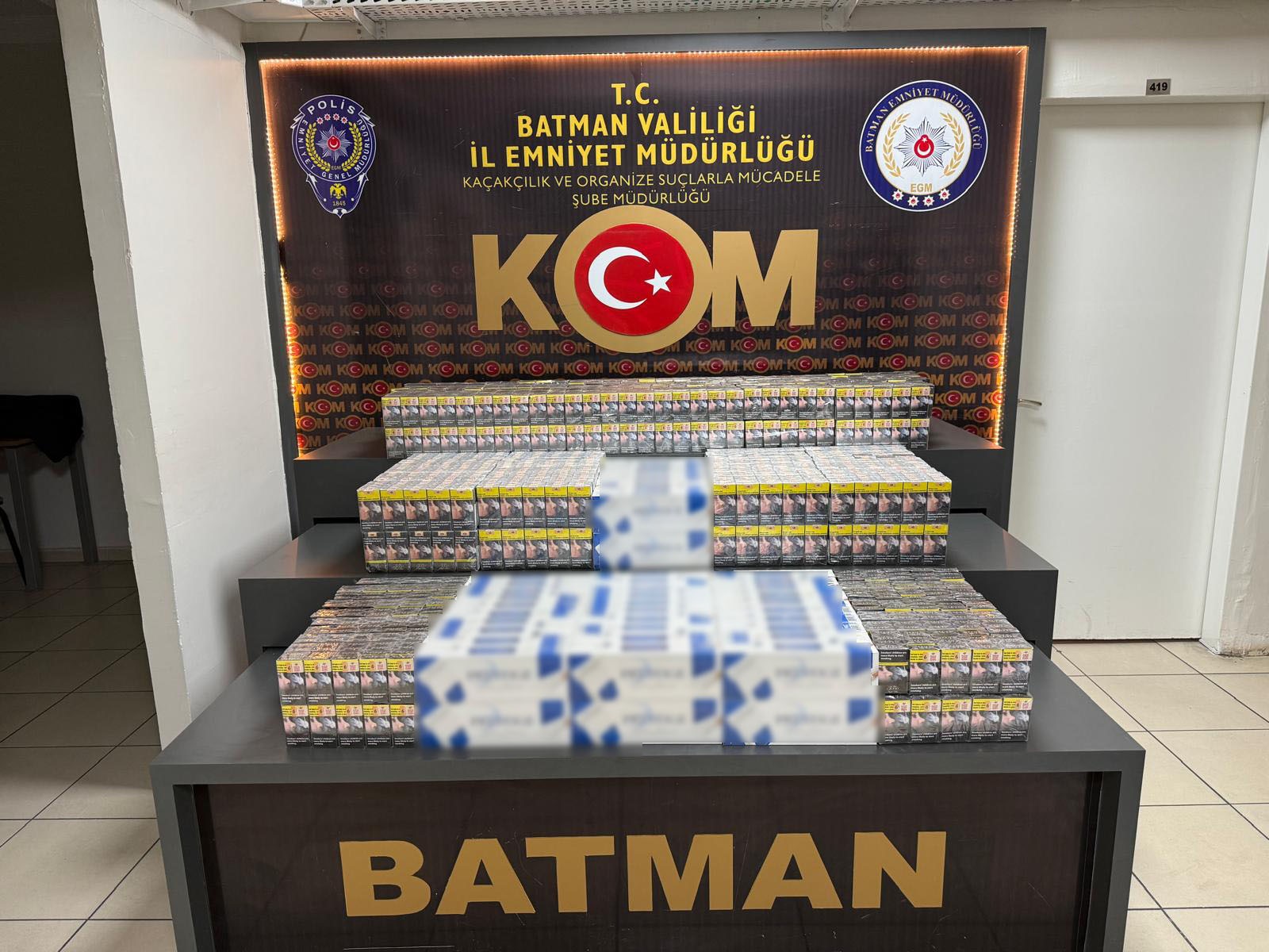 5 bin 380 paket kaçak sigara ele geçirildi