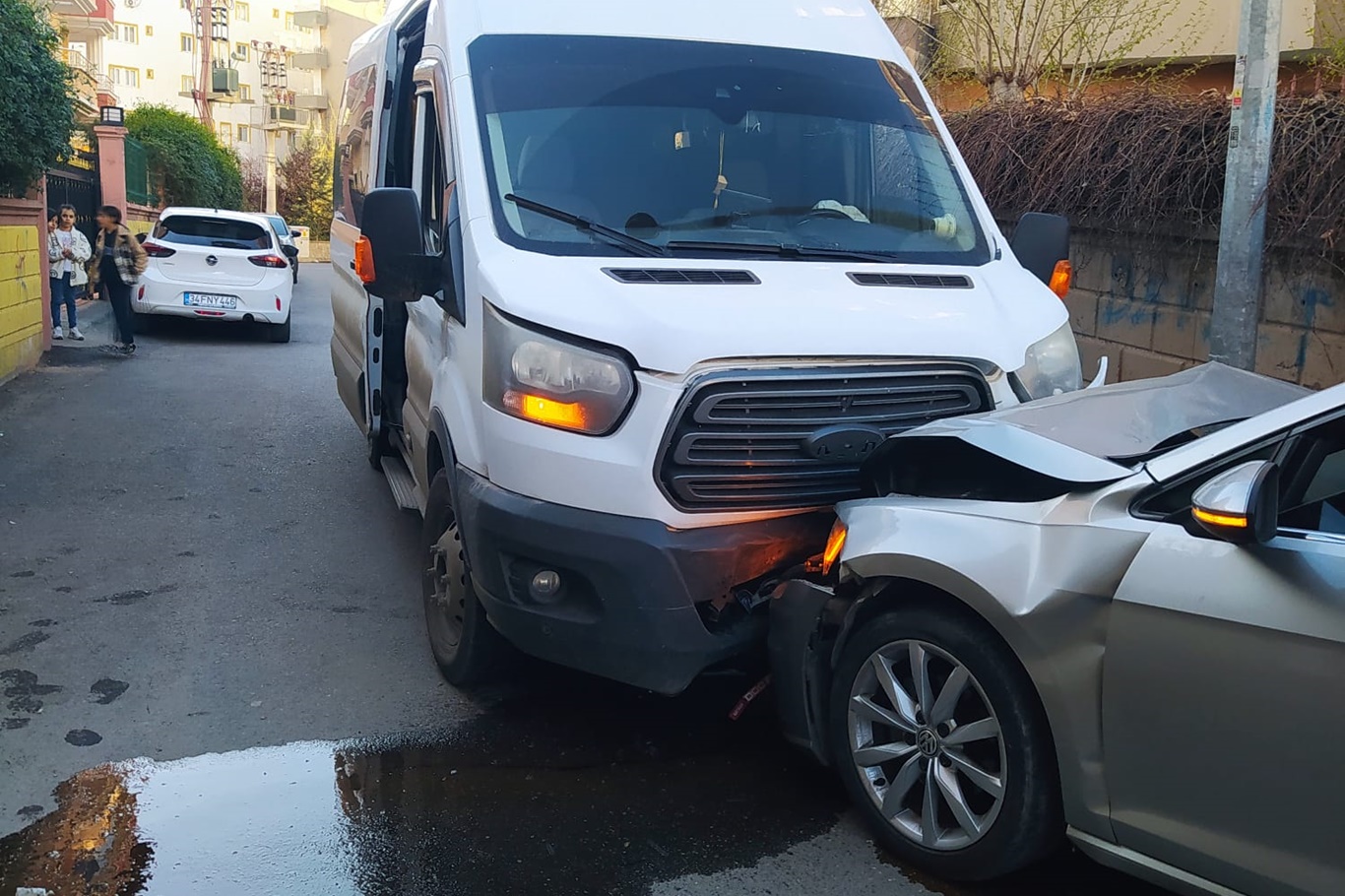 Trafik kazası: 3 yaralı