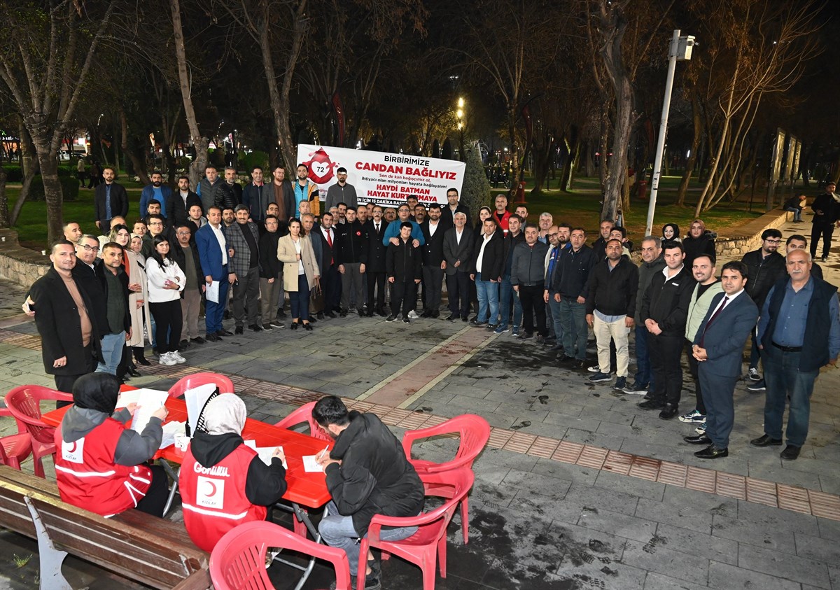Batman’da Kan Bağışı Seferberliği Başlatıldı