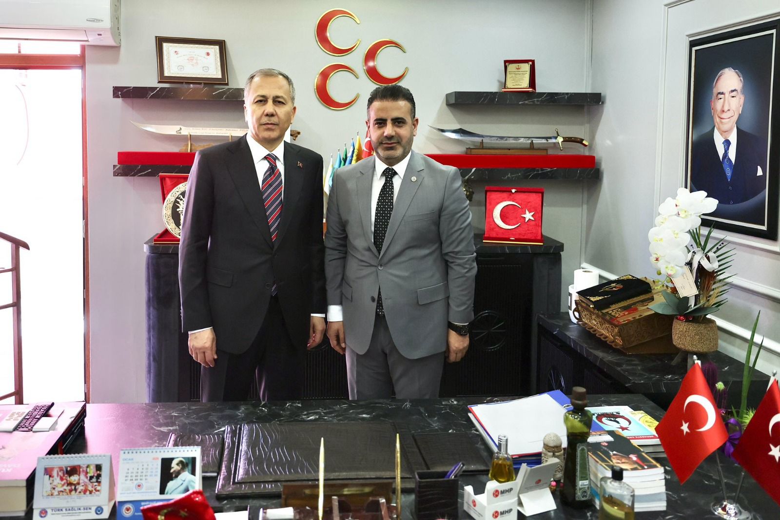 Bakan Yerlikaya’dan MHP Batman İl Başkanlığı’na Ziyaret