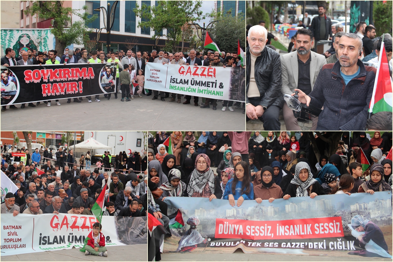 Batman’dan siyonist rejimin Gazze katliamlarına tepki