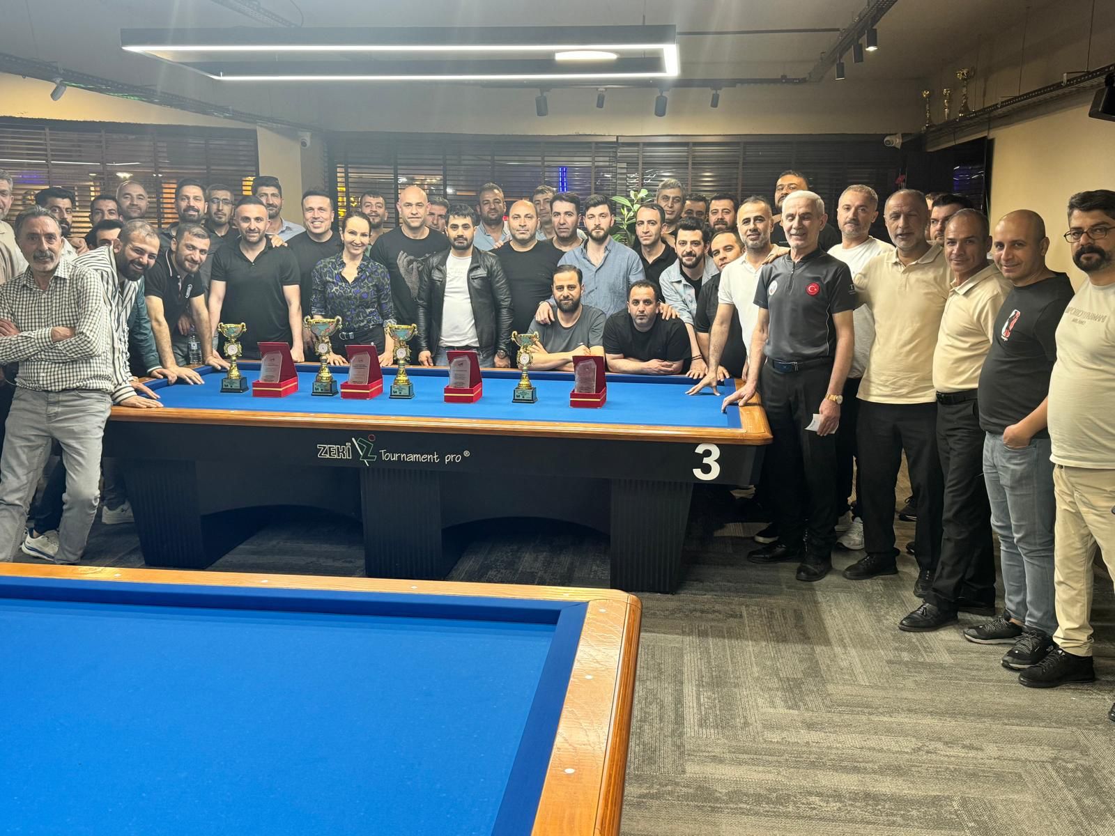 128 Bin TL Ödüllü Bilardo Şampiyonası Tamamlandı