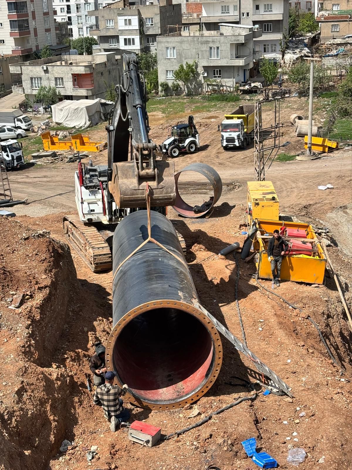 Batman’daki Sifon Yapısı Çelik Boruya Dönüştürüldü