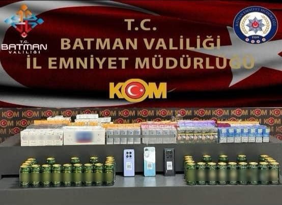 Gümrük Kaçağı Sigara ve Alkol Ele Geçirildi