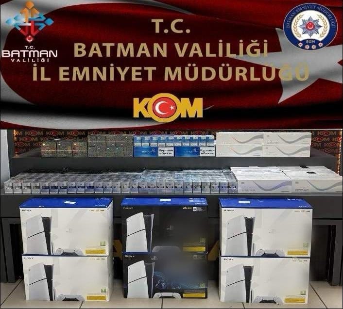 Kaçak Ürünler Ele Geçirildi