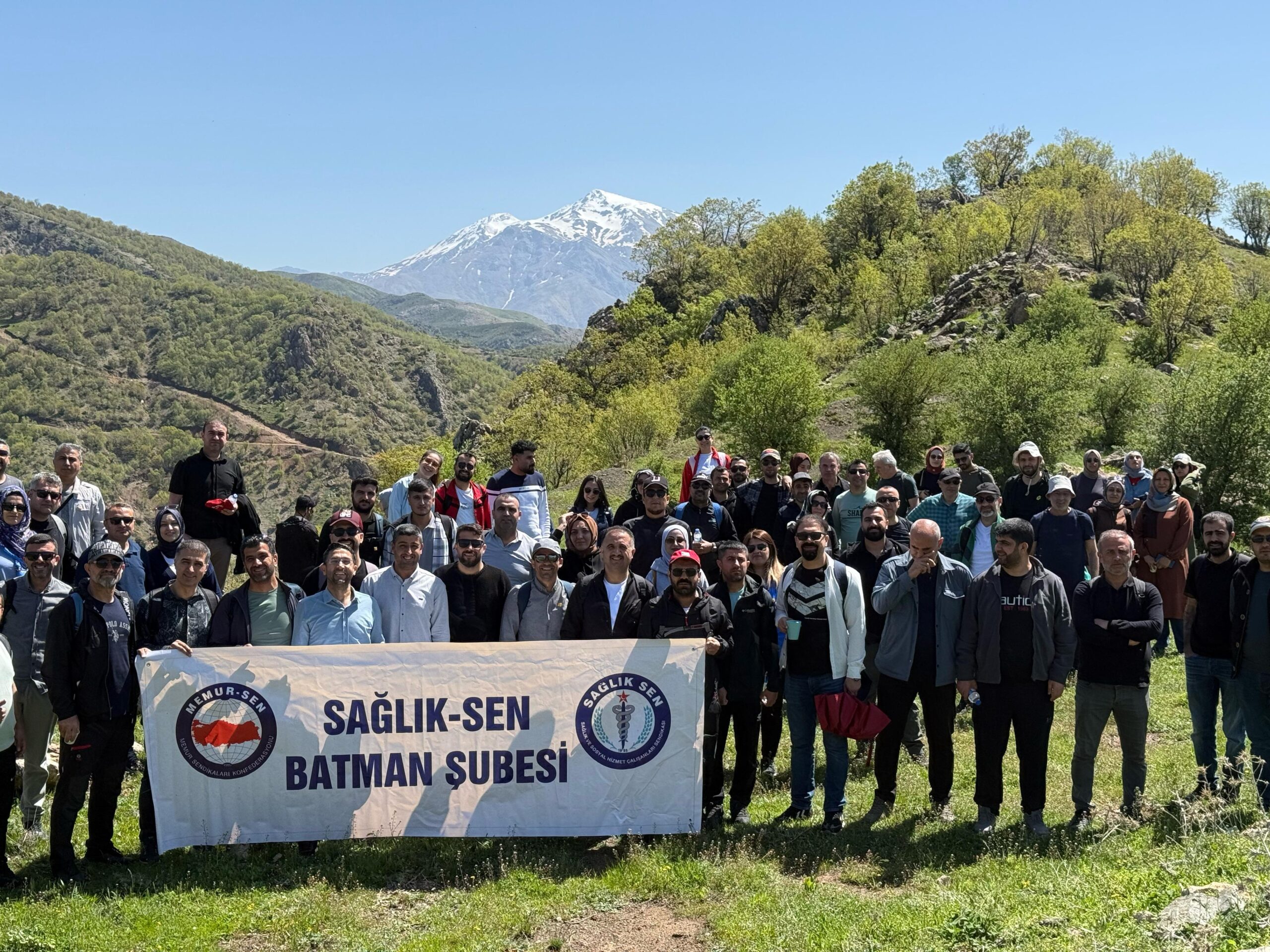 Sağlık-Sen Batman’dan Sason Dağlarında Ters Lale Yürüyüşü
