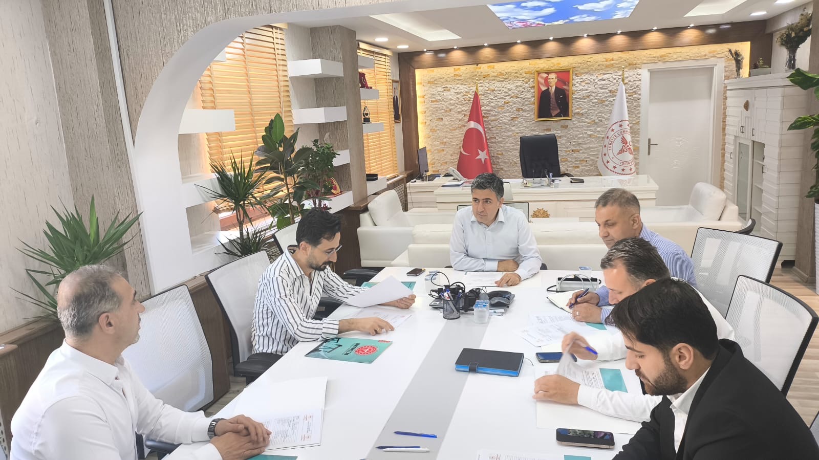 İş sağlığı güvenliği toplantısı yapıldı