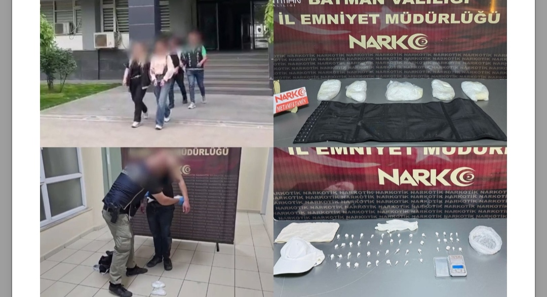 Batman’a Uyuşturucu Getiren 2 Şüpheli Yakalandı