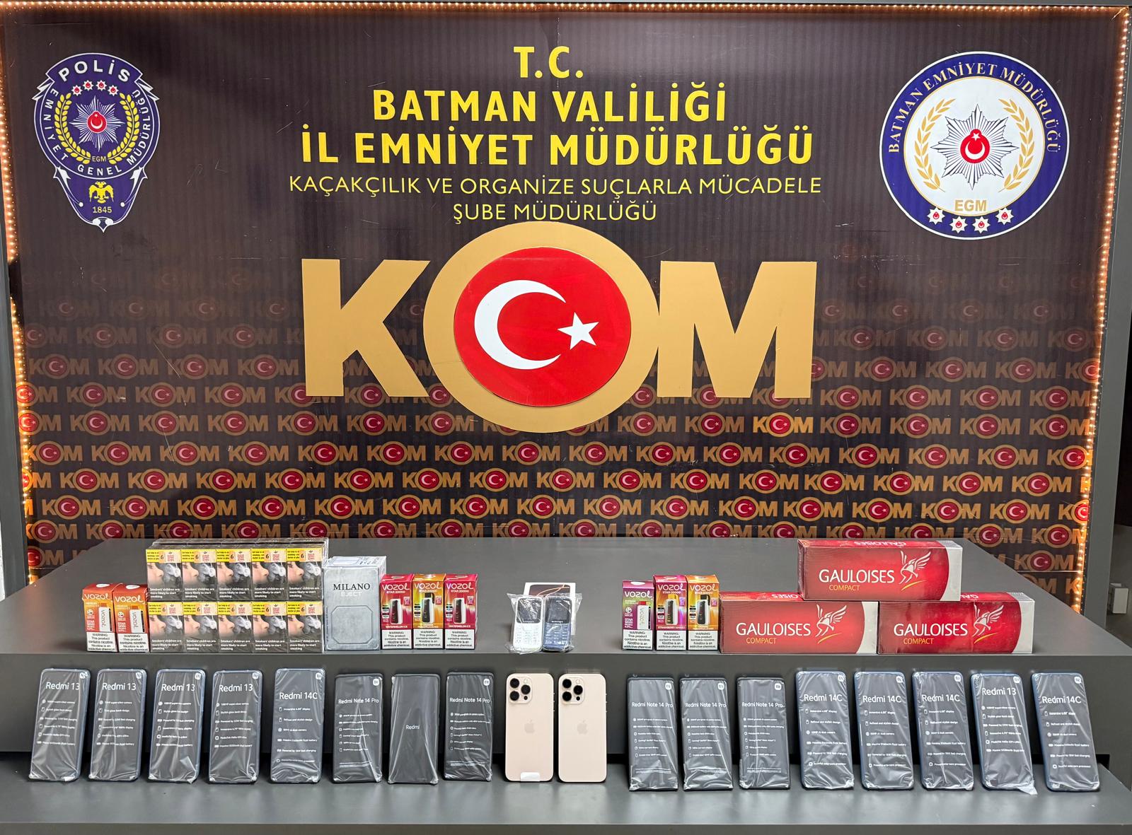 Ticari Araçta Kaçak Ürünler Ele Geçirildi