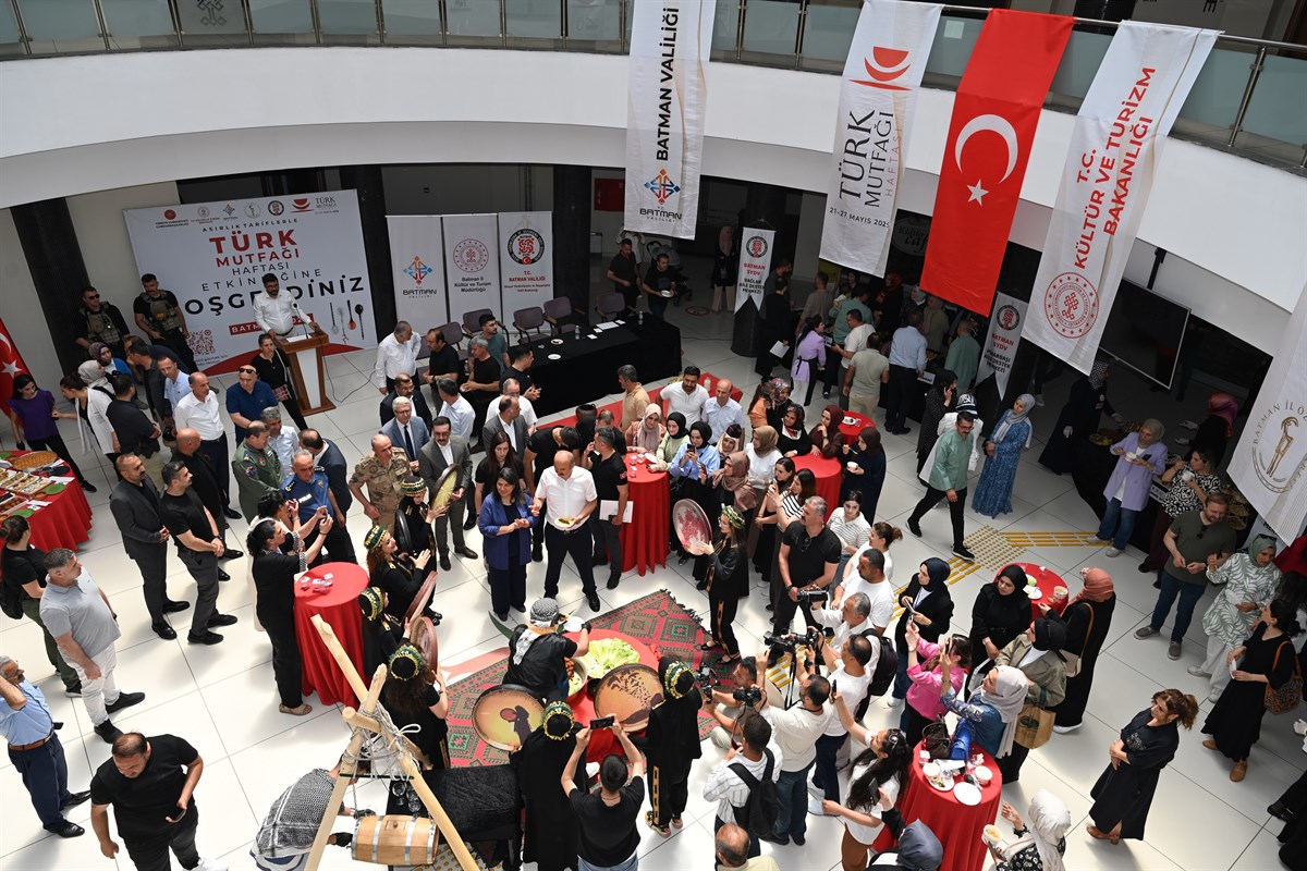 Batman’da Türk Mutfağı Haftası Coşkuyla Kutlandı