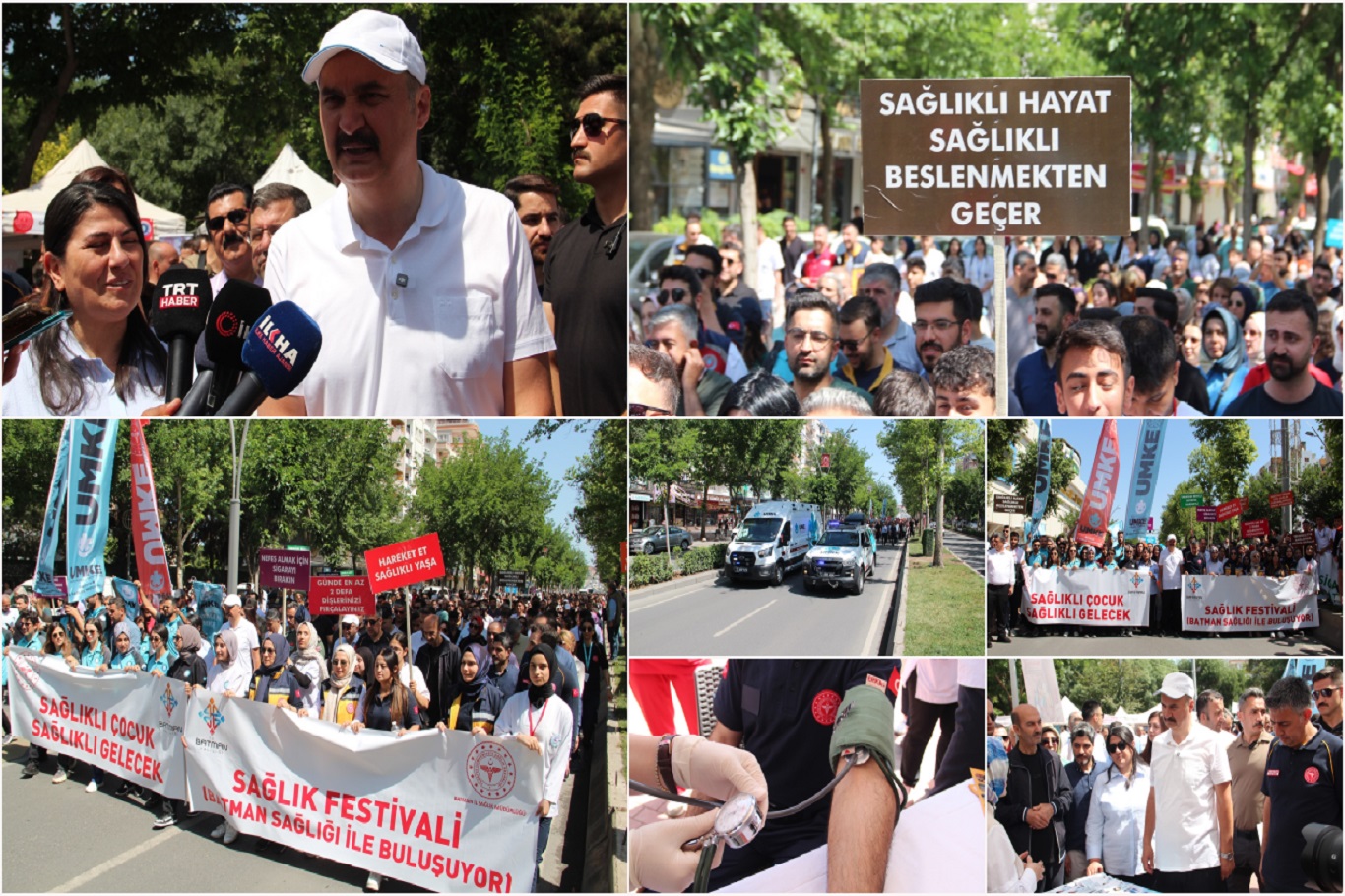Batman’da Sağlıklı Yaşam Yürüyüşü Düzenlendi