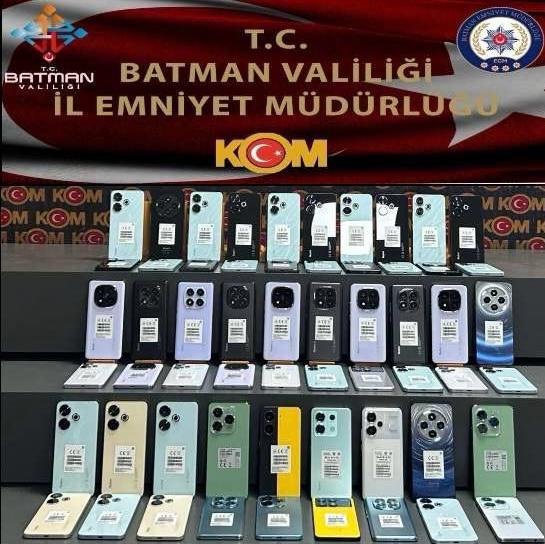 63 Adet Kaçak Telefon Ele Geçirildi