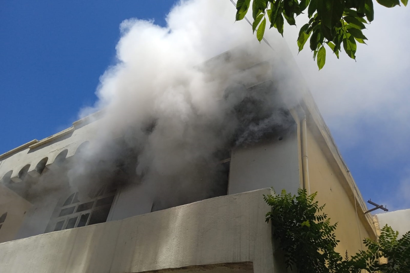 Cudi Mahallesi’nde Korkutan Yangın