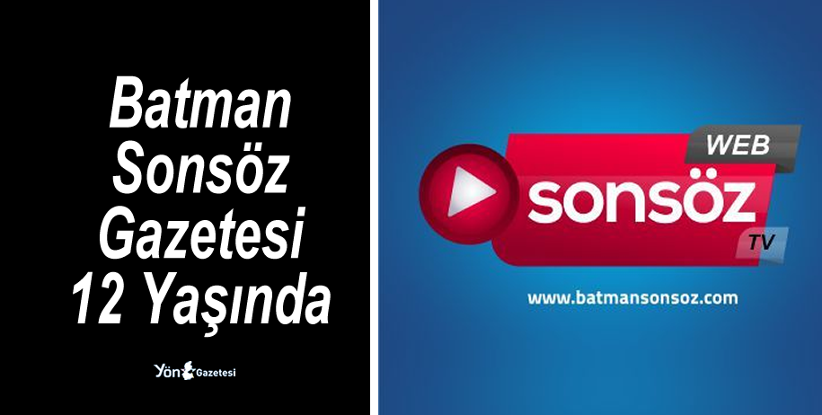 Batman Sonsöz Gazetesi 12. Yayın Yılına Merhaba Dedi