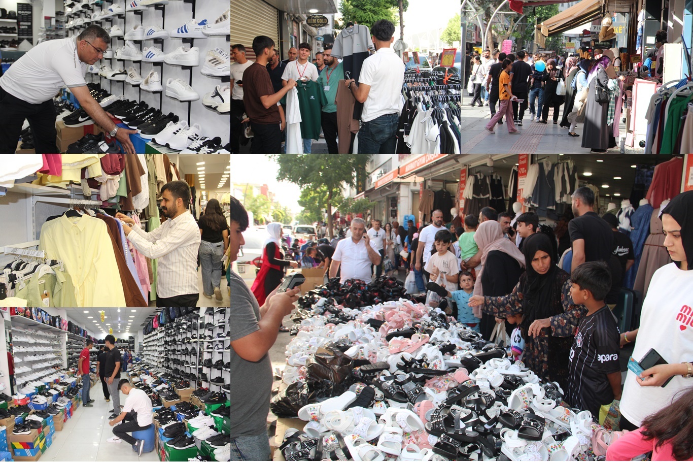 Çarşı Pazarda Bayram Hareketliliği Başladı