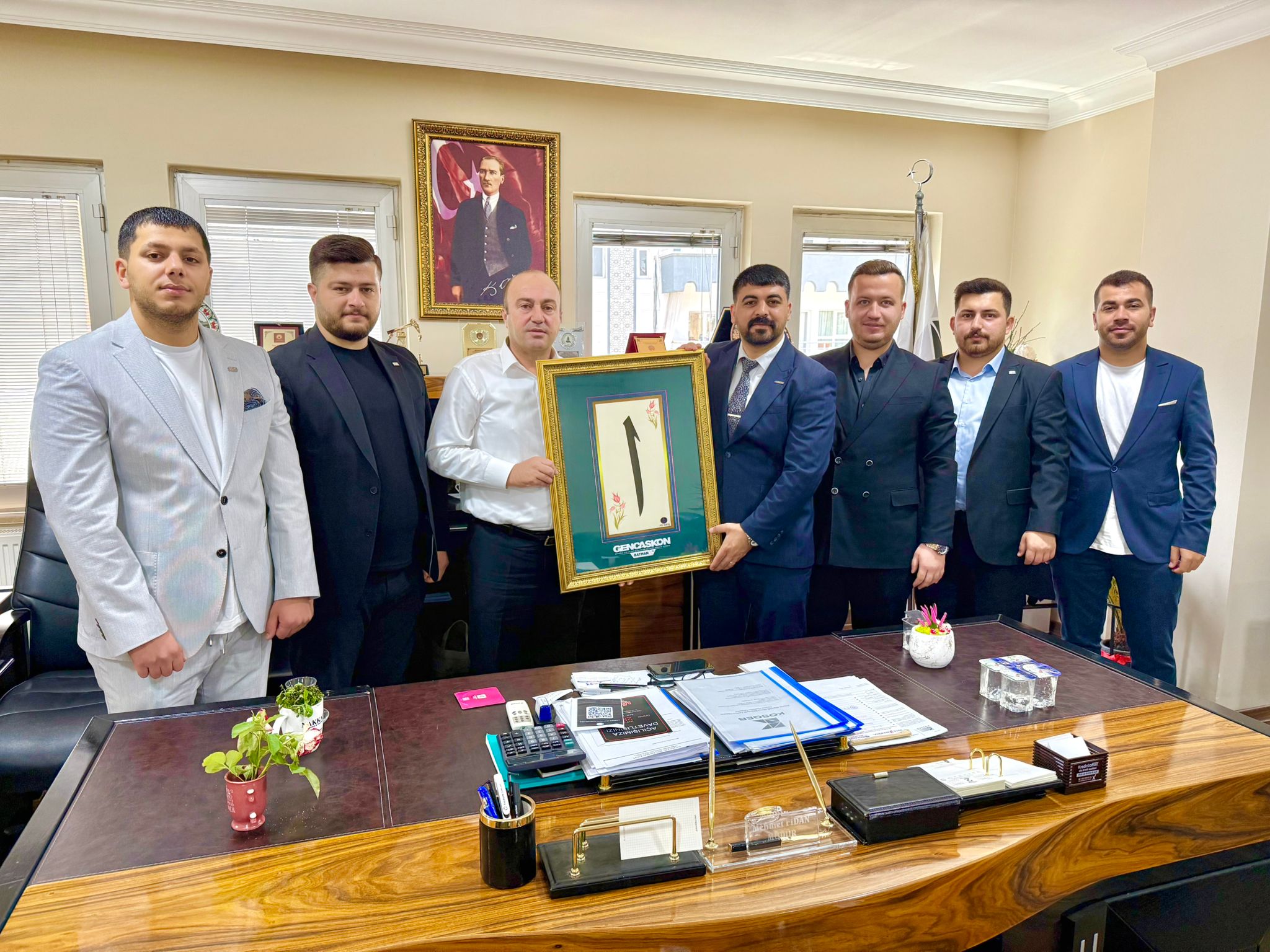 Genç ASKON’dan KOSGEB İl Müdürü Fidan’a Nezaket Ziyareti