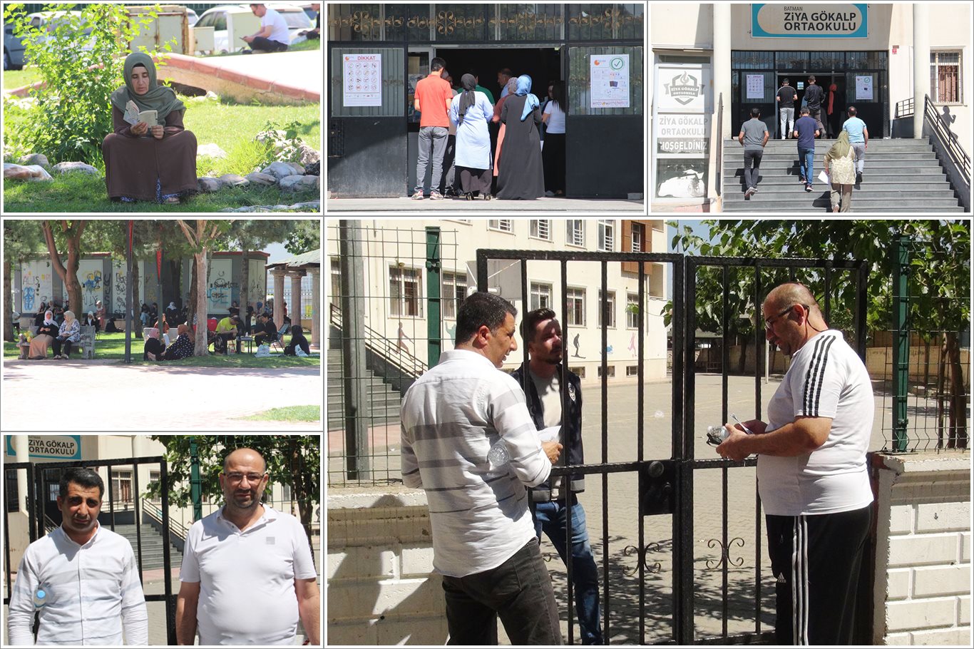 Batman’da sınava geç kalanlar içeri alınmadı