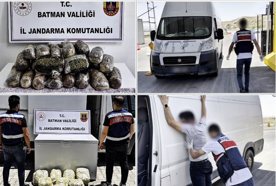 Van’dan Batman’a Zehir Taşırken Yakalandı!