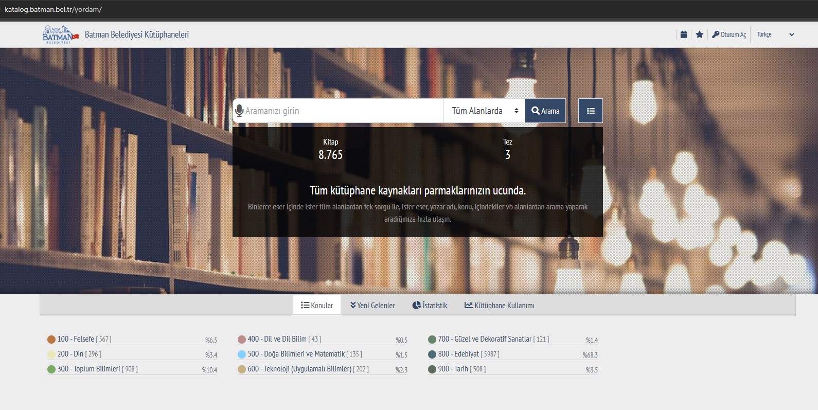 Batman’da Dijital Kütüphane Dönemi