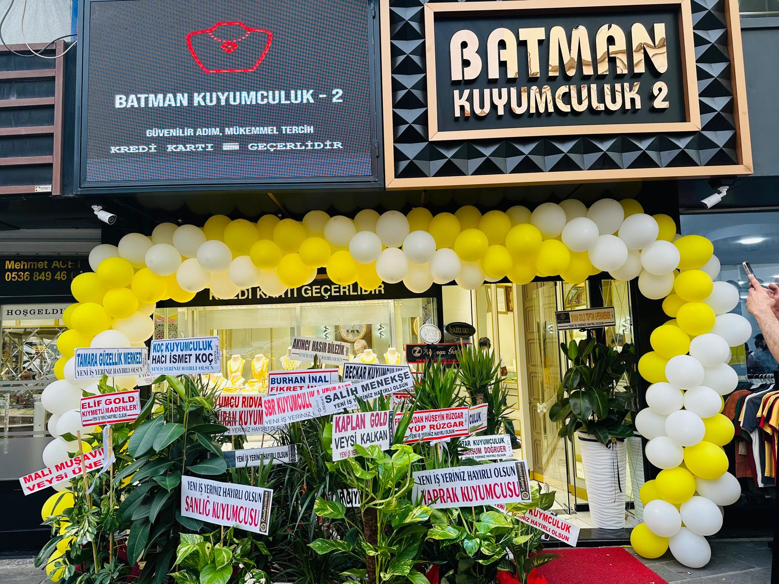 Batman Kuyumculuk Yeni Şubesini Açtı