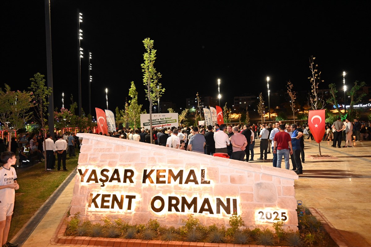 Yaşar Kemal Kent Ormanı Hizmete Açıldı
