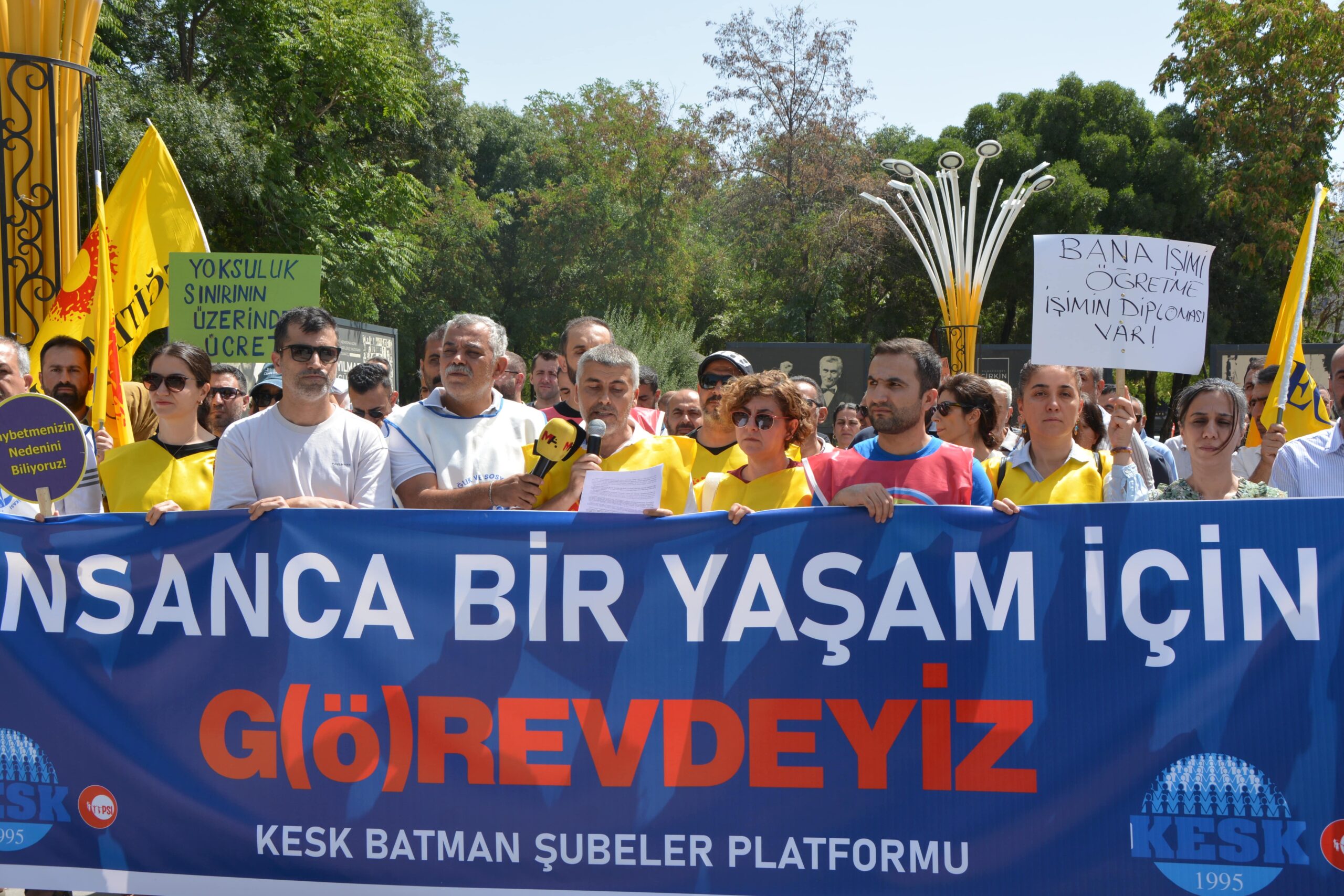 KESK’ten Batman’da İş Bırakma Eylemi: Bu Daha Başlangıç!