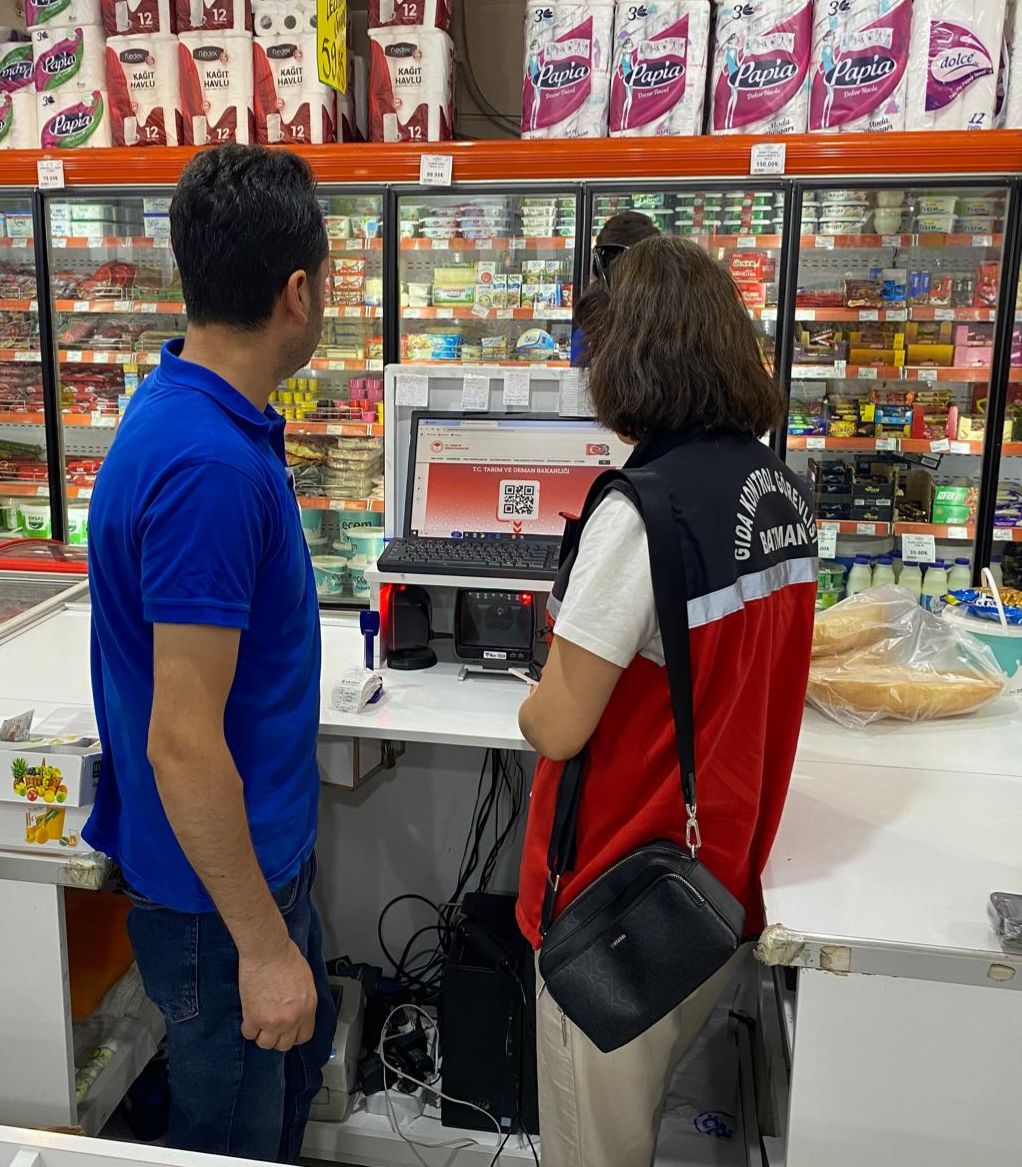 Batman’da Gıda Denetimleri ve Karekod Sistemi Uygulaması Sürüyor