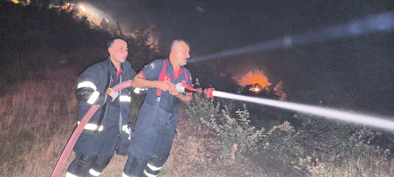 Batman İtfaiyesi Lice’deki orman yangını söndürme çalışmalarına katıldı