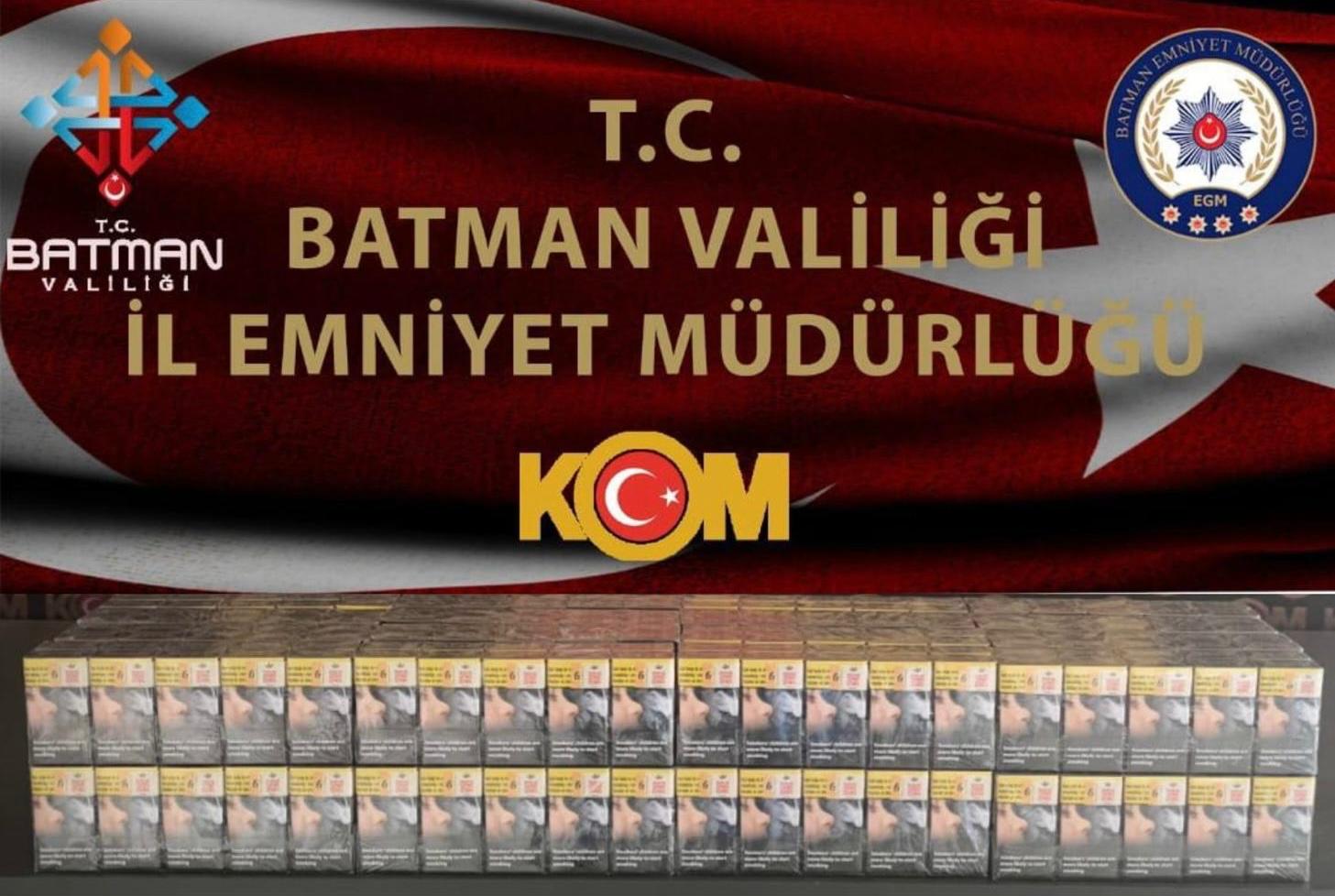 2 Tırda Kaçak Sigara Ele Geçirildi