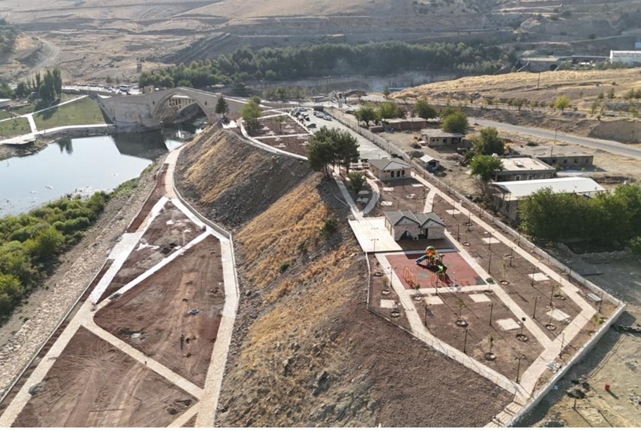 Malabadi mesire alanı açılışa hazırlanıyor