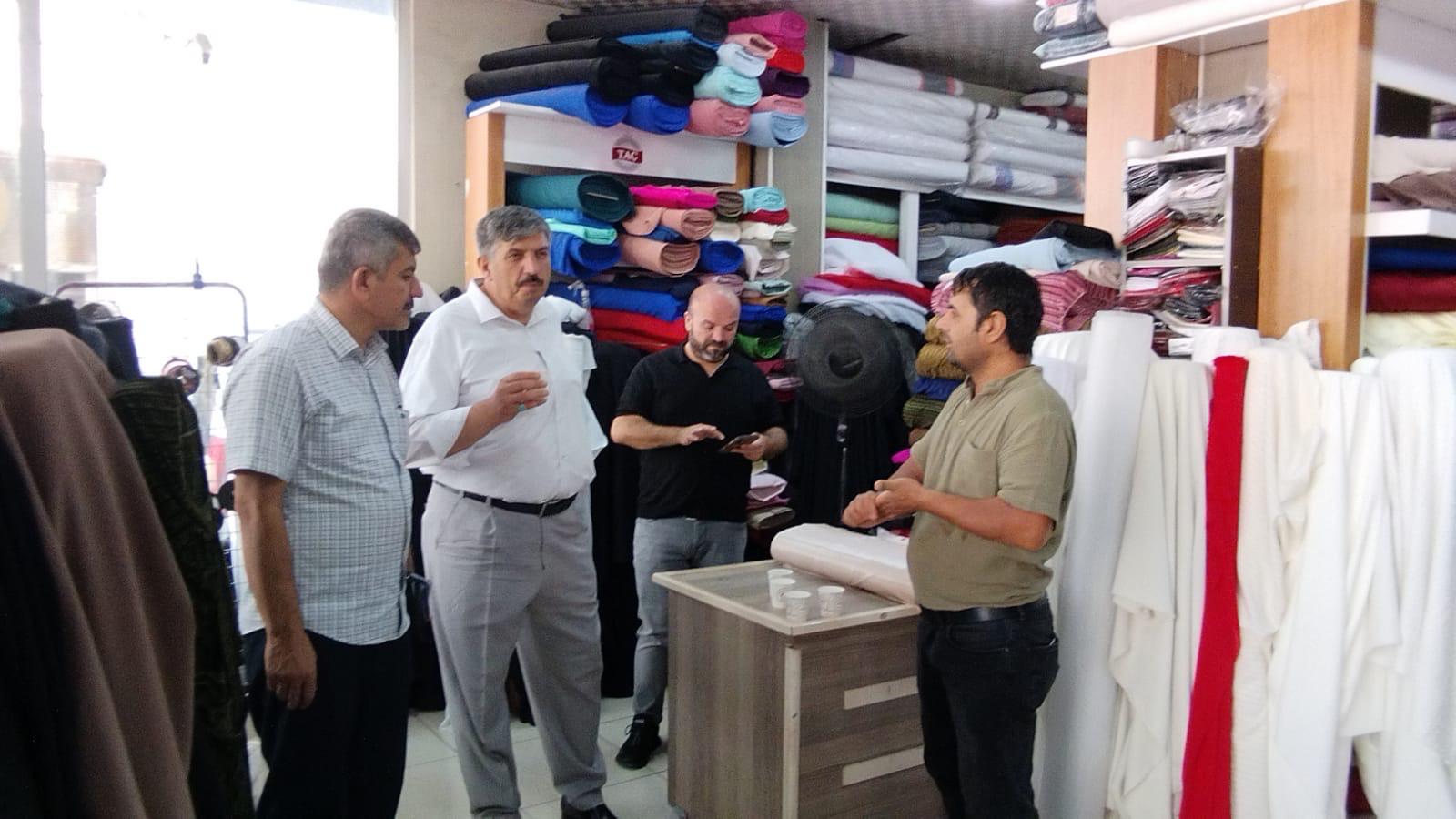 Esnafın Sorunlarını Dinledi