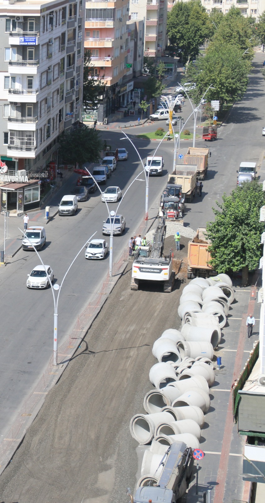 Mahatma Gandi Bulvarı’nda Altyapı Çalışmaları Başladı