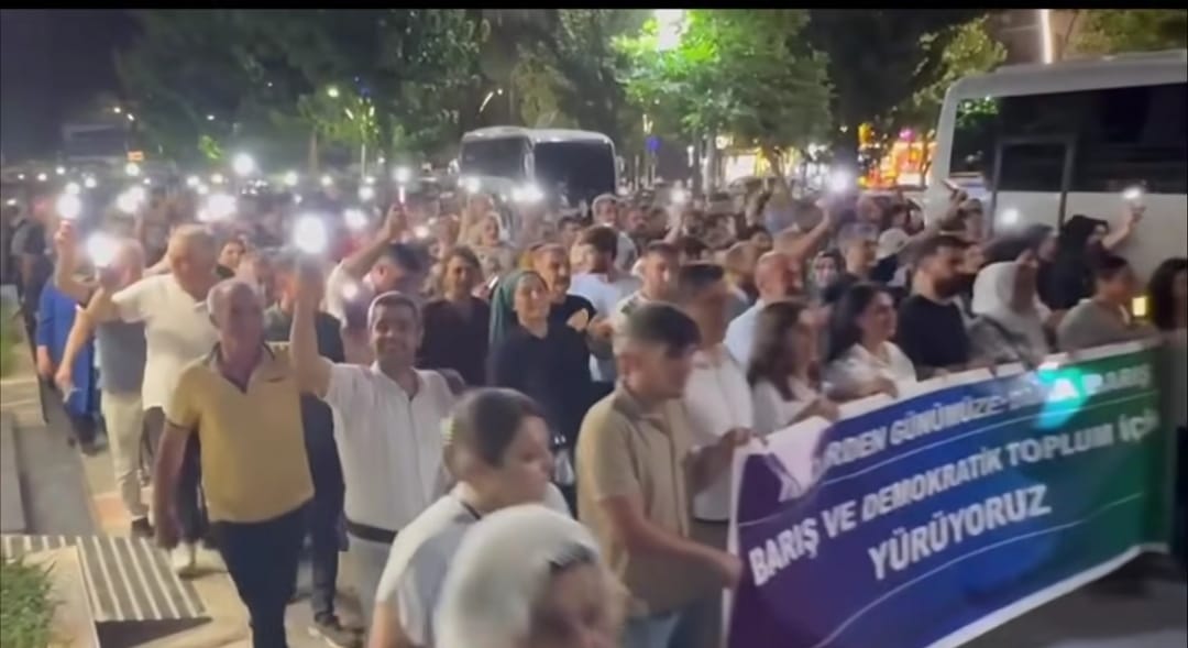 Batman’da Barış ve Demokratik Toplum Yürüyüşü