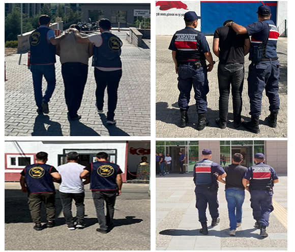 Jandarma Ekiplerinden Aranan Şahıslara Yönelik Operasyon