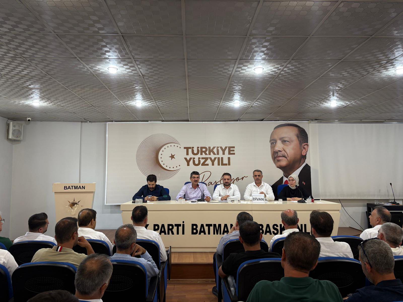 AK Parti Batman Ağustos Toplantısı Yapıldı