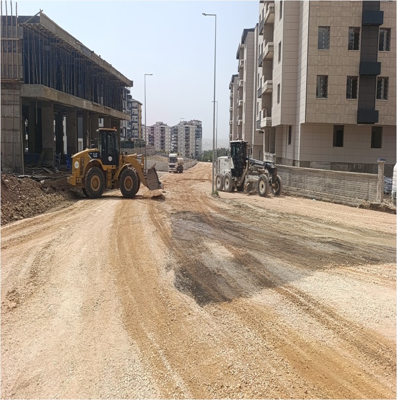 Çamlıtepe Bölgesinde Yeni Yol Çalışmaları Başladı