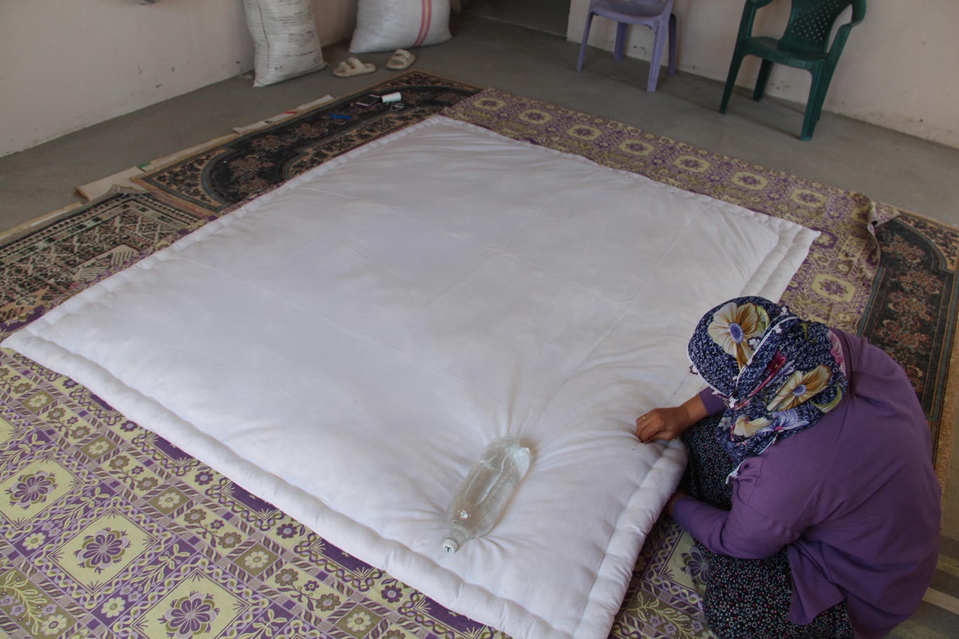 Batman’da Yün Geleneği Devam Ediyor: Eski Yorganlar Yenileniyor