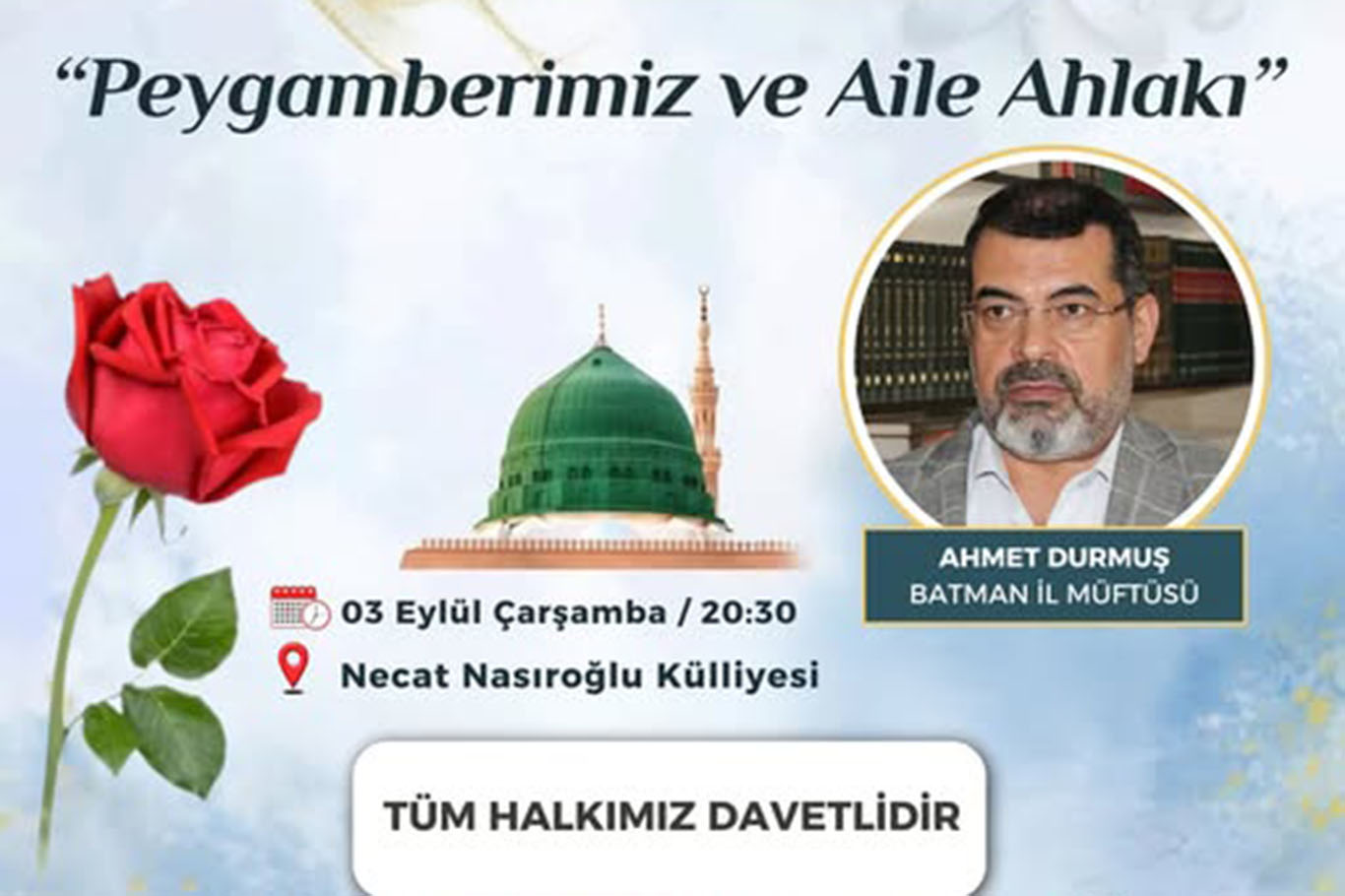 Mevlid-i Nebi Haftası etkinliği düzenlenecek