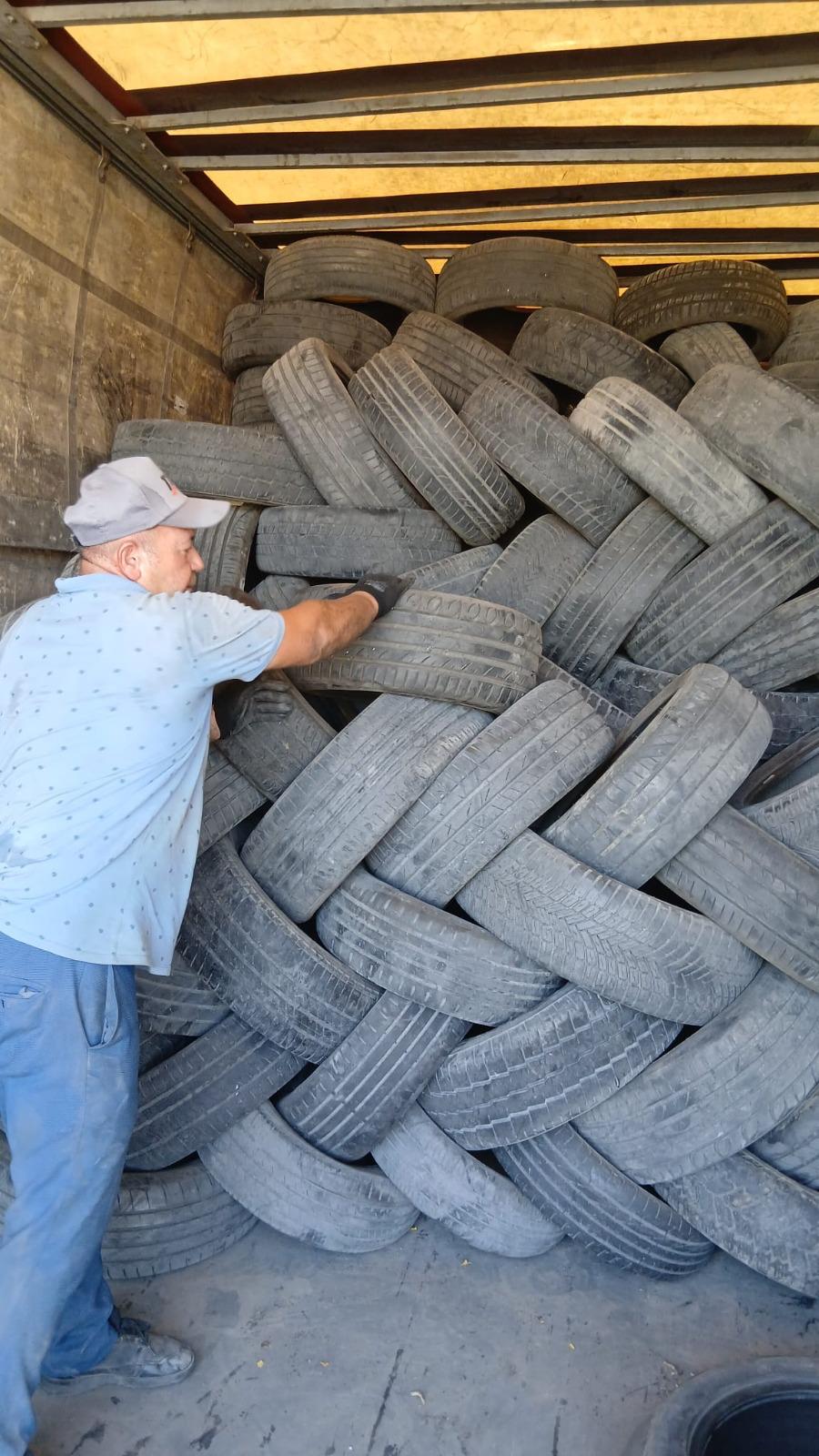 116 Ton Atık Lastik Geri Dönüştürüldü